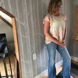 HD in Paris for Anthropologie fluttery blouse